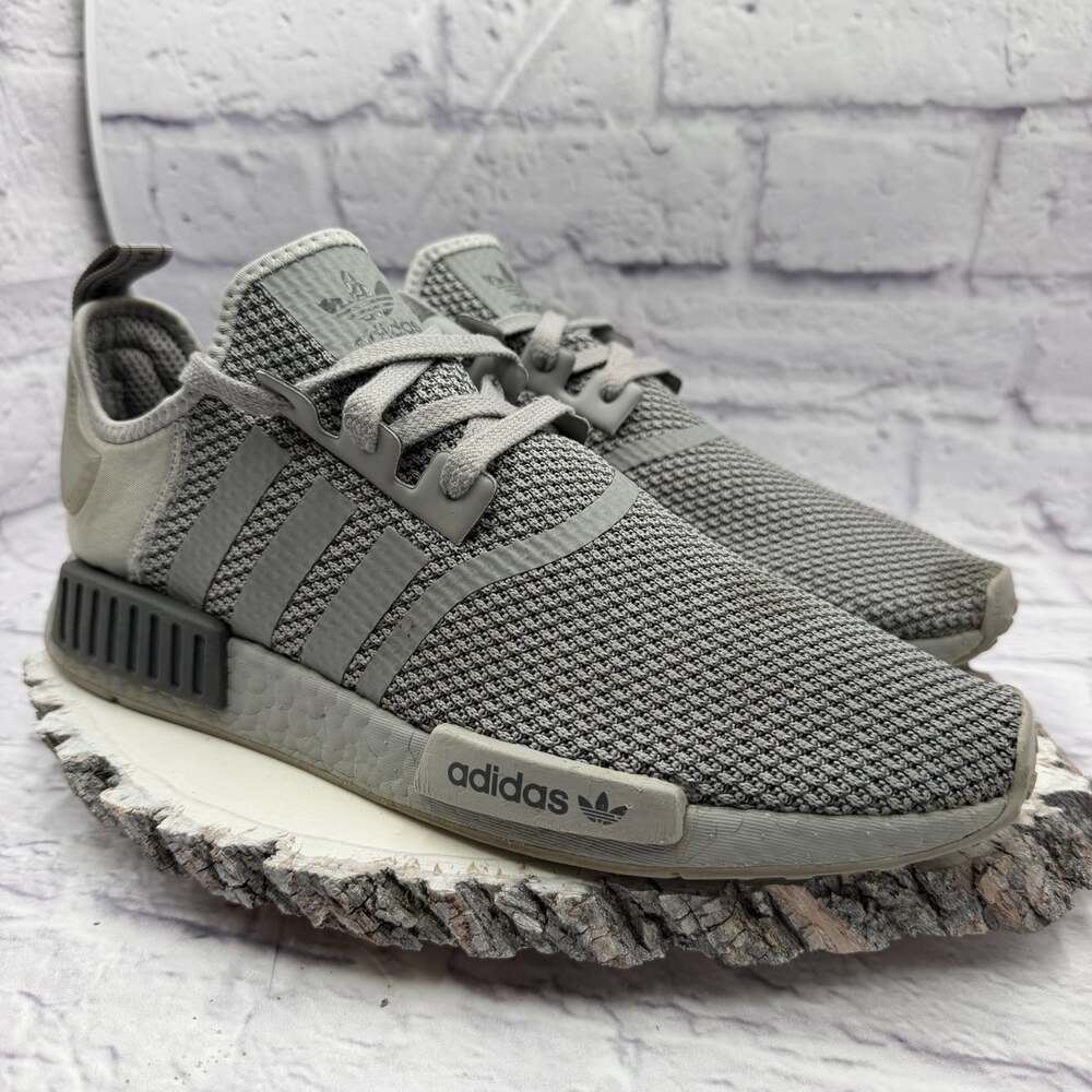 Adidas NMD R1 Shoes Mens Size 11 Prime Gray Comfort Lifestyle Sneakers